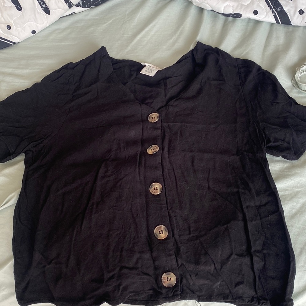 cute buttoned tshirt